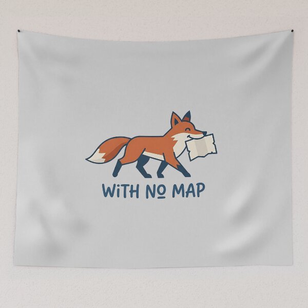Item preview, With No Map Fox Adventure designed and sold by Zazz Lee.