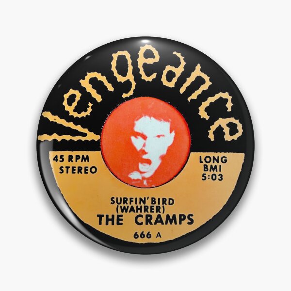 Item preview, The Cramps Surfin' Bird 45 Label with Lux Interior 1978  designed and sold by YuckyCat.