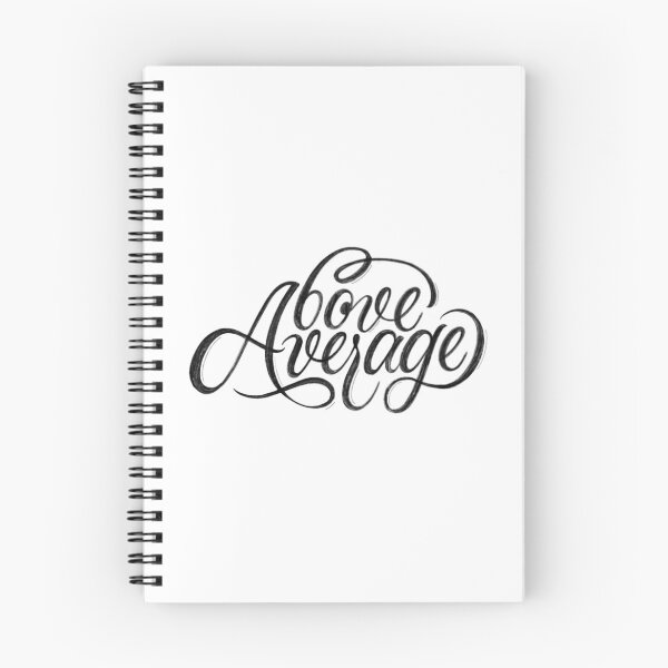 Item preview, Above Average | Calligraphy designed and sold by OliAlbrecht.