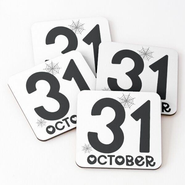 Item preview, 31 October - Autumn Halloween Vibes Quotes Retro Vintage Fall Spooky Season Gift designed and sold by FuzionRaptor.