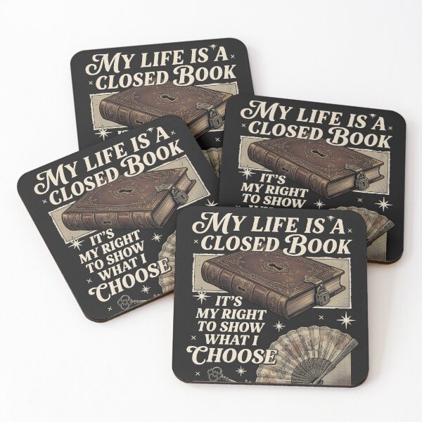 Item preview, My Life Is A Closed Book Vintage Dark Academia designed and sold by MAGICKEY2024.