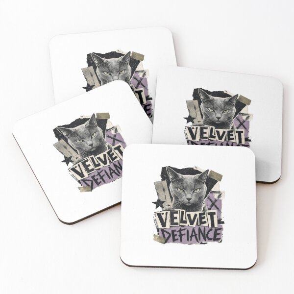 Item preview, Velvet Defiance Russian Blue Attitude designed and sold by AntiqueImages.
