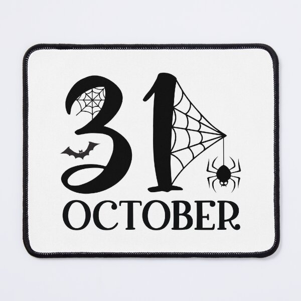 Item preview, 31 October - Retro Autumn Halloween Vibes Quotes Spooky USA Season Apparel Art designed and sold by FuzionRaptor.