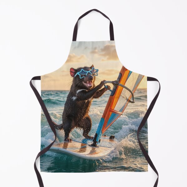 Item preview, Tasmanian Devil Windsurfs the High Seas designed and sold by Tridentulus.