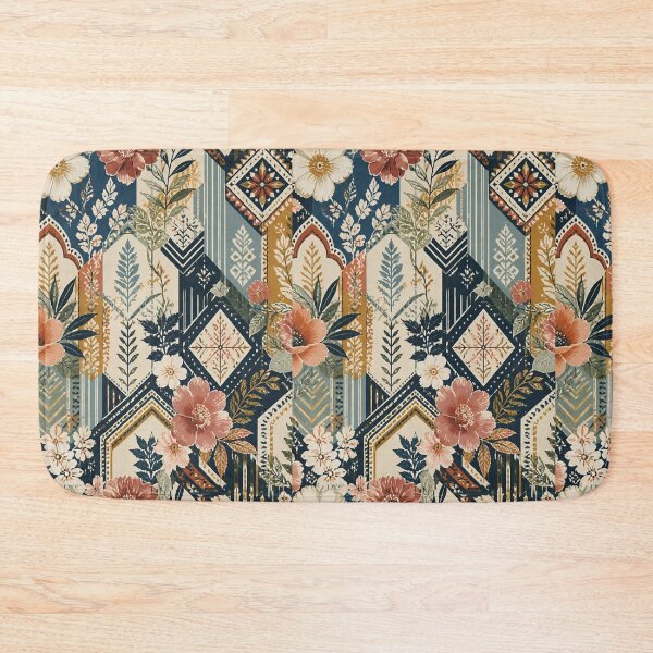 Item preview, Vintage Floral Geometric Pattern | Boho Botanical Decorative Design designed and sold by My Gluten Free Life UK.