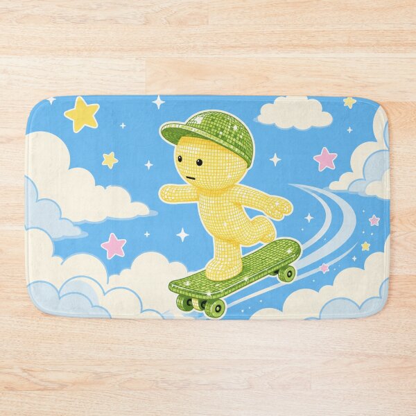 Item preview, Disco Smiski Skateboard designed and sold by Ellie Dyer.