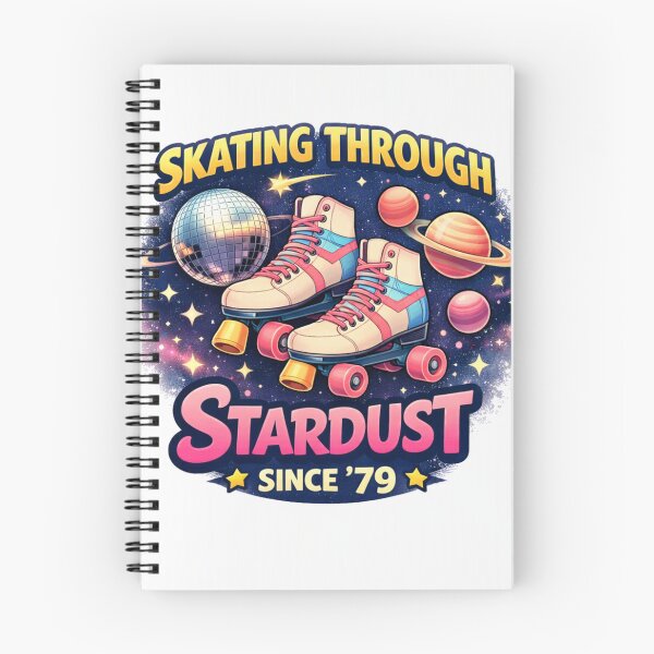 Item preview, Skating Through Stardust – Retro Cosmic Disco designed and sold by Selfique Bloom.