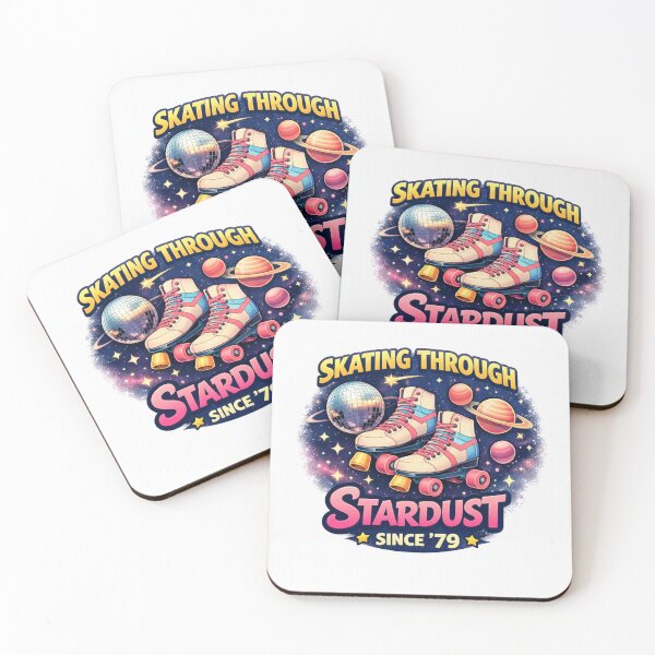 Item preview, Skating Through Stardust – Retro Cosmic Disco designed and sold by Selfique Bloom.