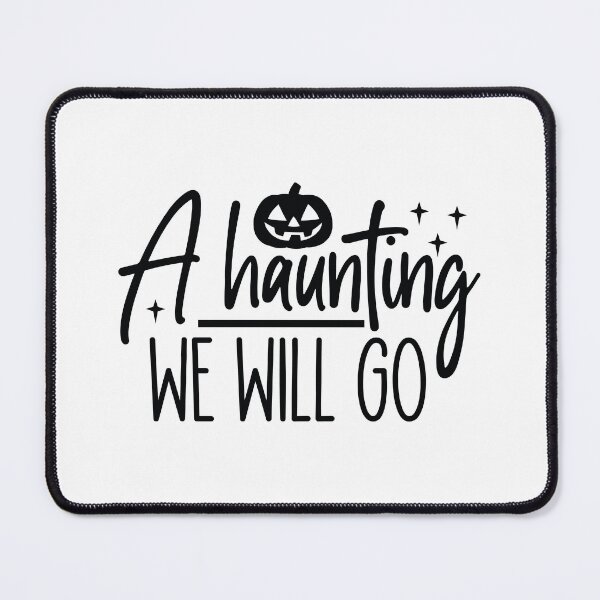 Item preview, A Haunting We Will Go - Retro Autumn Halloween Vibes Quotes Spooky USA Season Apparel Art designed and sold by FuzionRaptor.