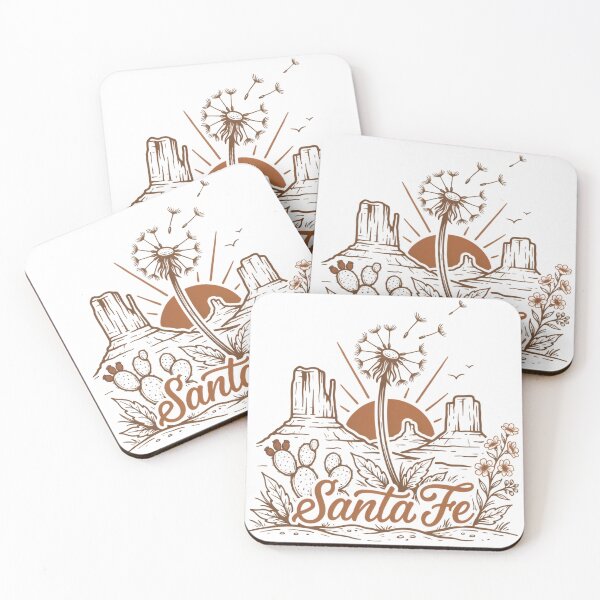 Item preview, Santa Fe Desert Sunset Dandelion Southwestern Cactus Boho Nature designed and sold by conggamenhatvip.