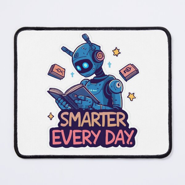 Item preview, SMARTER EVERY DAY Sticker PNG | Genius Mind Graffiti Art | Educational Motivation Decal | School, College & Productivity Gift designed and sold by Stylestickers55.