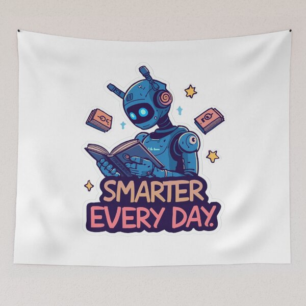 Item preview, SMARTER EVERY DAY Sticker PNG | Genius Mind Graffiti Art | Educational Motivation Decal | School, College & Productivity Gift designed and sold by Stylestickers55.