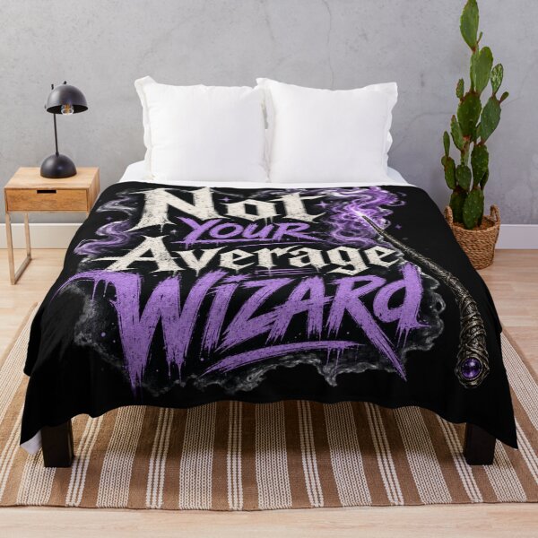 Item preview, Not Your Average Wizard | Funny Fantasy Magic Graphic T-Shirt designed and sold by rushaib.