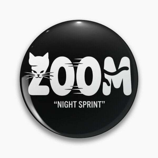 Item preview, Zoom Night Sprint Cat Design designed and sold by GiggleInkTees.