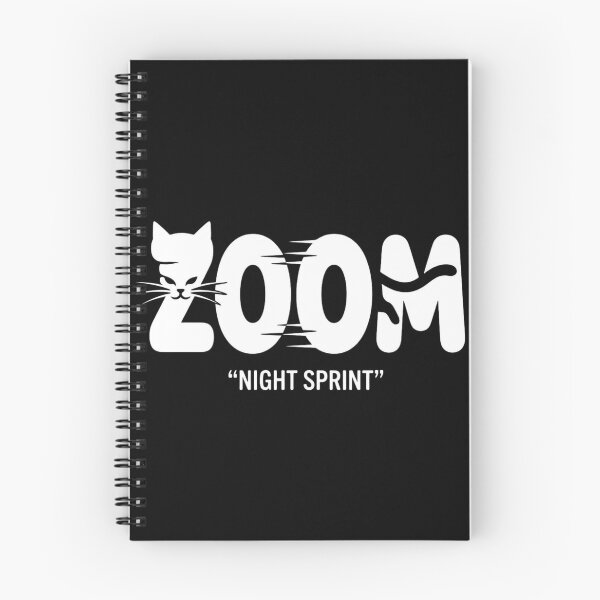 Item preview, Zoom Night Sprint Cat Design designed and sold by GiggleInkTees.