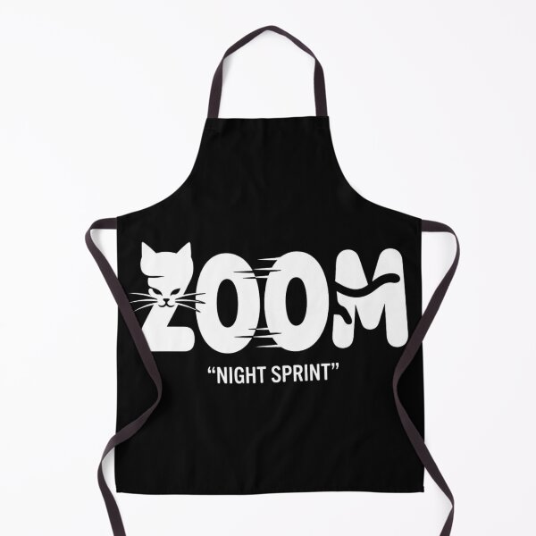 Item preview, Zoom Night Sprint Cat Design designed and sold by GiggleInkTees.