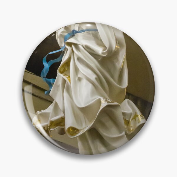 Item preview, Statue Of The Virgin Mary With Crown And Halo Of Stars, Praying Madonna In White Robe designed and sold by Nmallia.
