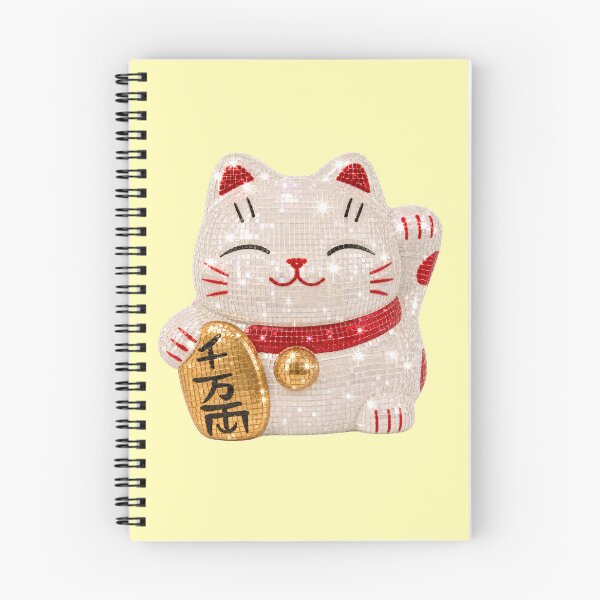 Item preview, Disco Lucky Cat designed and sold by Eleanor Reyelt Art.