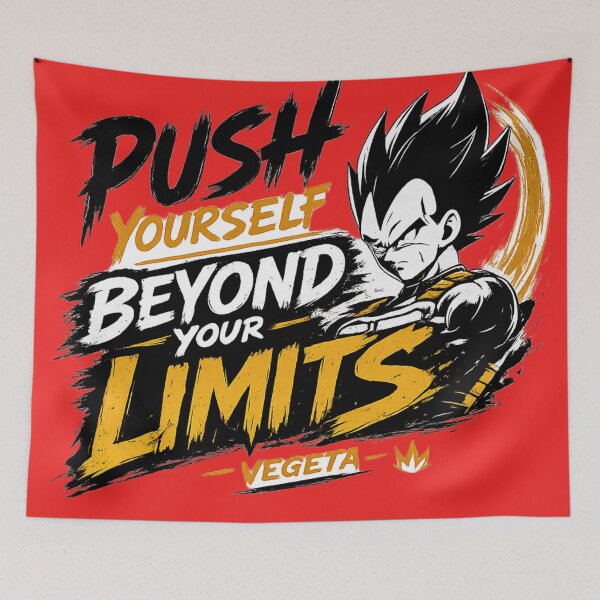 Item preview, Push Yourself Beyond Your Limits – Motivational Typography Design designed and sold by ArtisticHeart21.