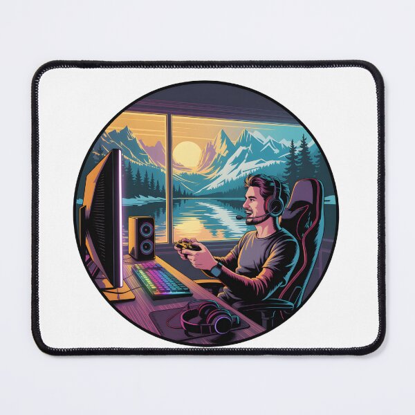 Item preview, Mountain View Gaming Setup designed and sold by DariaOltes.