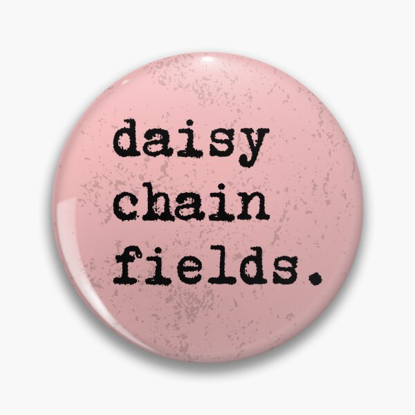 Item preview, daisy chain fields pin button designed and sold by wyfrandesign.