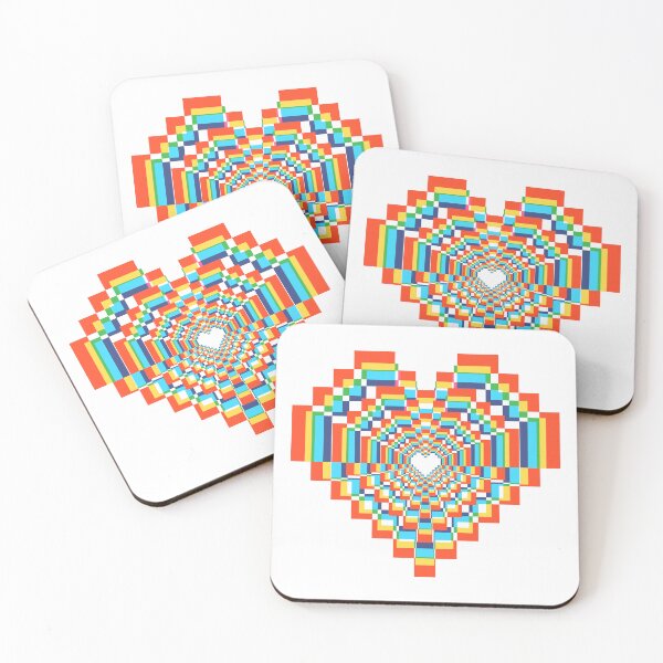 Item preview, Pixel Heart - Soft CMYK 2 designed and sold by animinimal.
