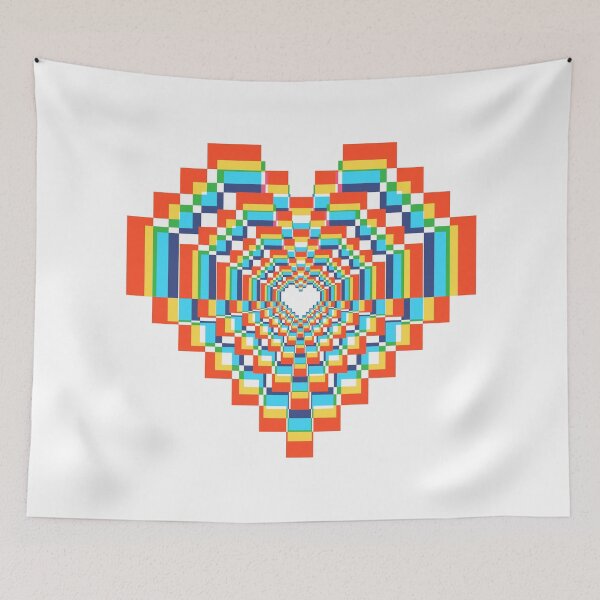 Item preview, Pixel Heart - Soft CMYK 2 designed and sold by animinimal.