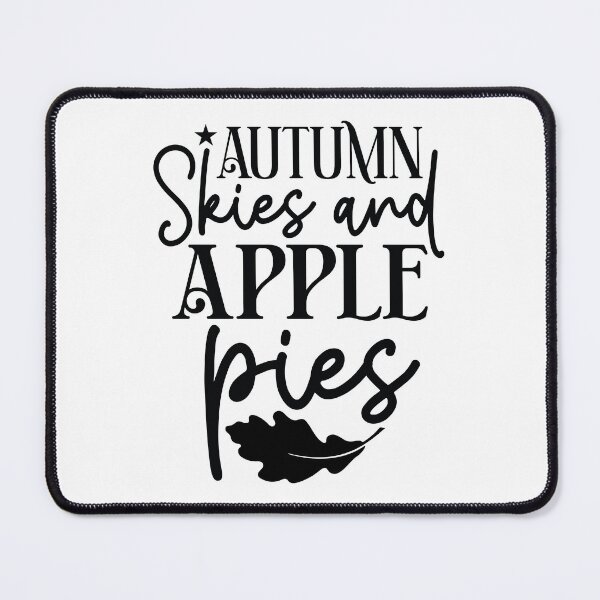Item preview, Autumn Skies And Apple Pies - Autumn Halloween Vibes Quotes Retro Vintage Fall Season Gift designed and sold by FuzionRaptor.