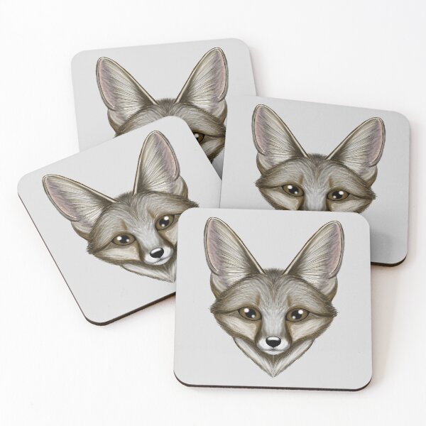 Item preview, Bengal Fox Face - Indian Wildlife Animal Illustration designed and sold by URSM.