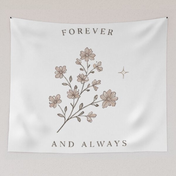 Item preview, Forever and Always Vintage Wildflower Botanical Aesthetic designed and sold by Rehnair.