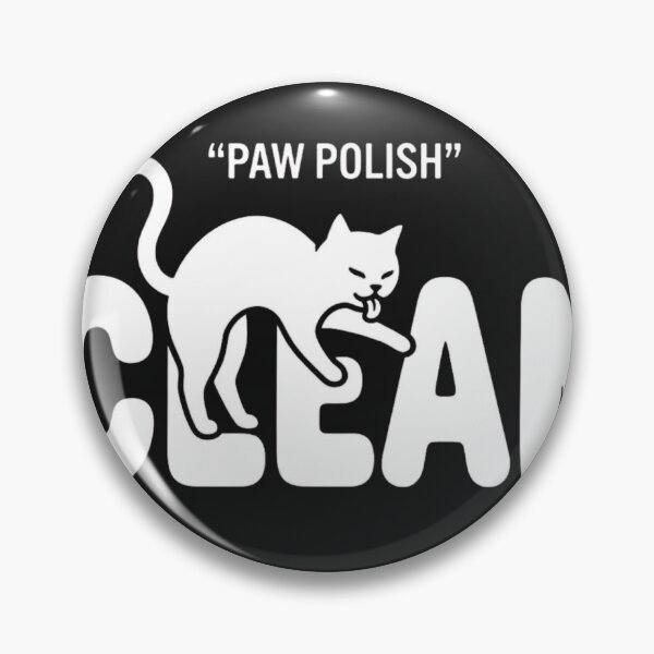 Item preview, Clean Paw Polish Funny Cat designed and sold by GiggleInkTees.