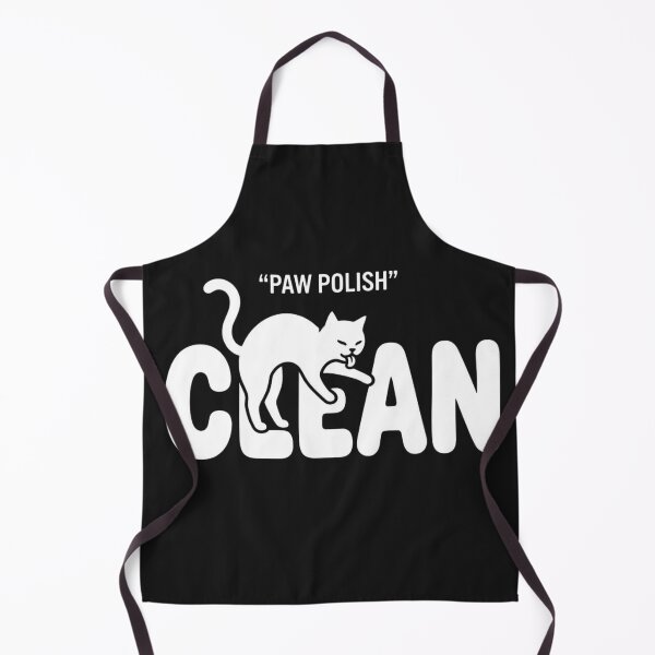 Item preview, Clean Paw Polish Funny Cat designed and sold by GiggleInkTees.
