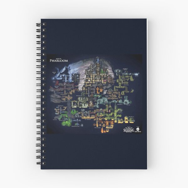 Item preview, [HD] Hollow Knight Silksong Map designed and sold by DeviantMerch.