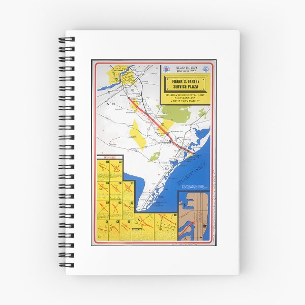 Item preview, Atlantic City Expressway Map Early 70S designed and sold by yulnsjo.