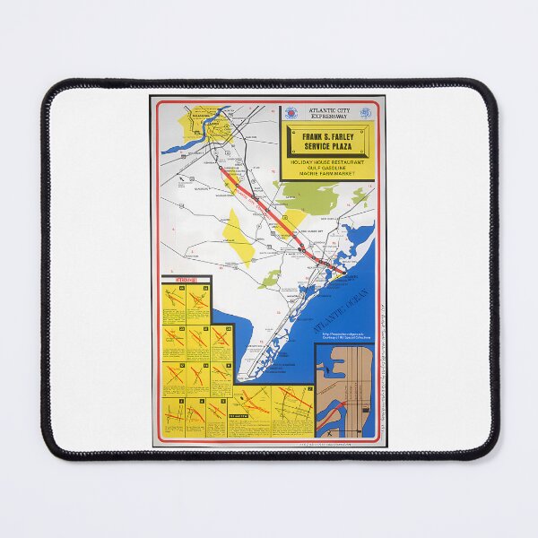 Item preview, Atlantic City Expressway Map Early 70S designed and sold by yulnsjo.