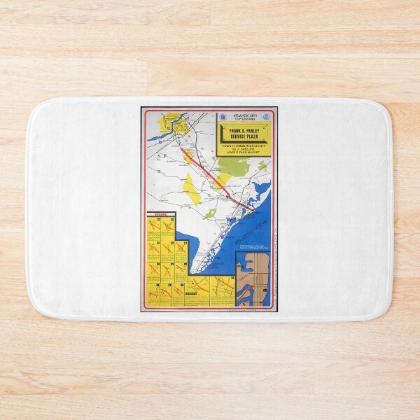 Item preview, Atlantic City Expressway Map Early 70S designed and sold by yulnsjo.