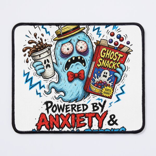 Item preview, Powered by Anxiety and Artificial Berries Shirt designed and sold by CerealBoxInk.
