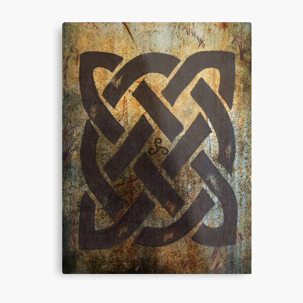The Dara Celtic Symbol Metal Print