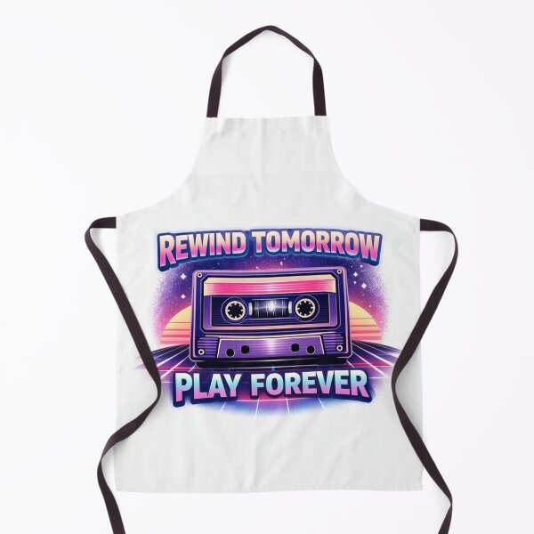 Item preview, Rewind Tomorrow – Play Forever Retro Cassette designed and sold by Selfique Bloom.