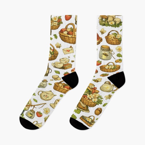 Item preview, Cute Cottagecore Frog Seamless Pattern | Whimsical Forest Frogs, Mushrooms & Wildflowers designed and sold by AvalonTshirts.