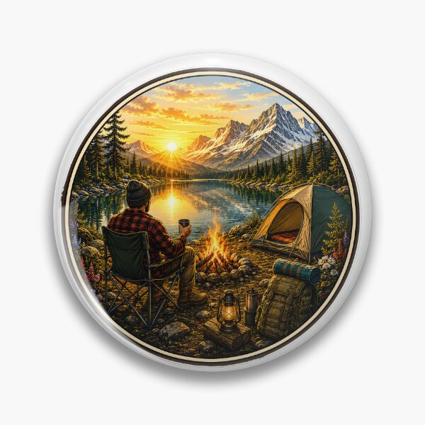 Item preview, Solo Camping Sunset Escape designed and sold by DariaOltes.