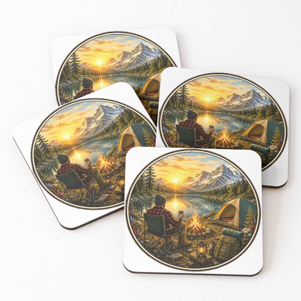 Item preview, Solo Camping Sunset Escape designed and sold by DariaOltes.