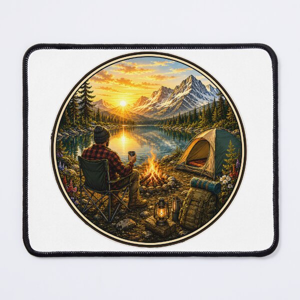 Item preview, Solo Camping Sunset Escape designed and sold by DariaOltes.
