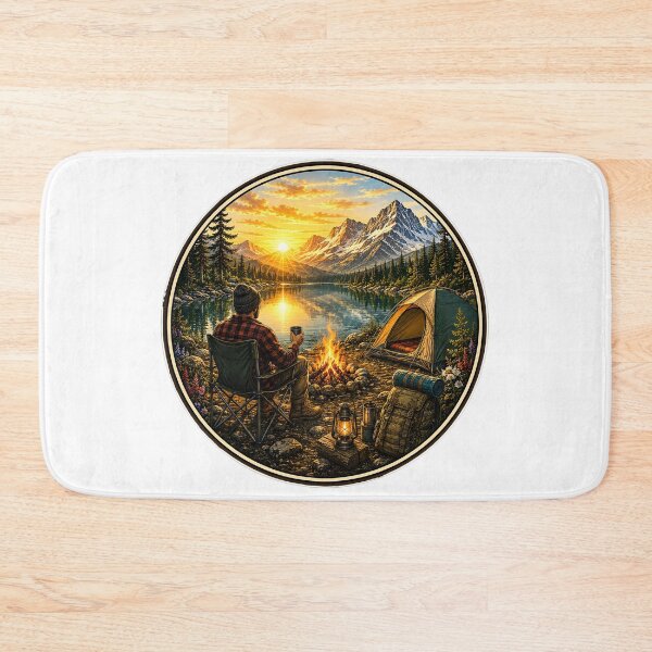 Item preview, Solo Camping Sunset Escape designed and sold by DariaOltes.