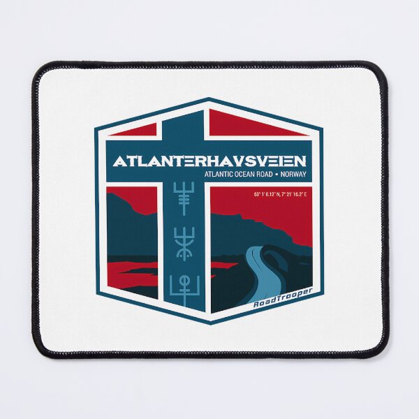 Item preview, Atlanterhavsveien 2 - Atlantic Ocean Road Norway T-Shirt Sticker Design designed and sold by yulnsjo.