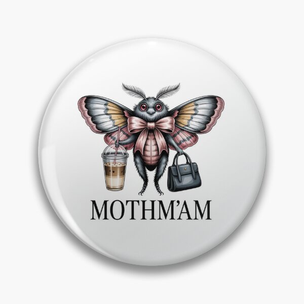 Item preview, Mothma'am Dark Humor Moth Coffee Lover Funny Cryptid Women designed and sold by ZACK ART.