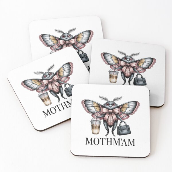 Item preview, Mothma'am Dark Humor Moth Coffee Lover Funny Cryptid Women designed and sold by ZACK ART.