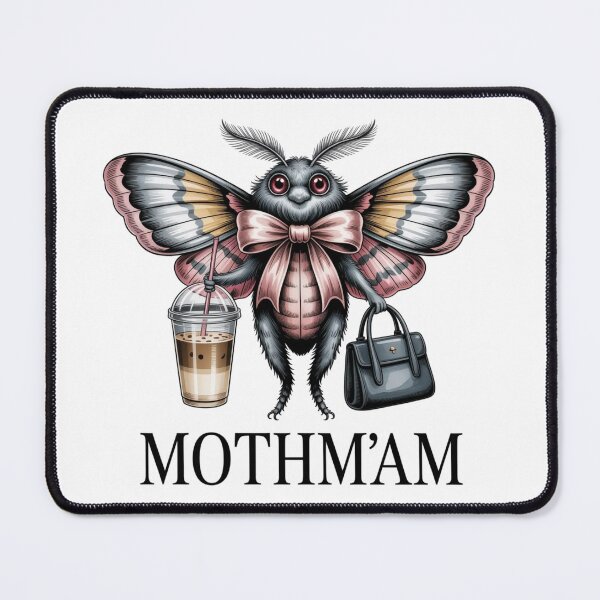 Item preview, Mothma'am Dark Humor Moth Coffee Lover Funny Cryptid Women designed and sold by ZACK ART.