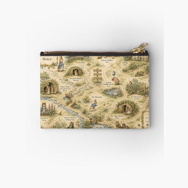 Item preview, Peter Rabbit Map - Vintage Storybook Woodland World, Nursery Decor Lovers designed and sold by RickE.