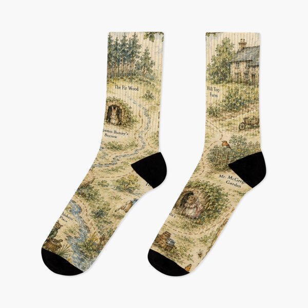 Item preview, Peter Rabbit Map - Vintage Storybook Woodland World, Nursery Decor Lovers designed and sold by RickE.